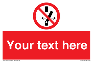 Custom prohibition Do not alter the state of the switch